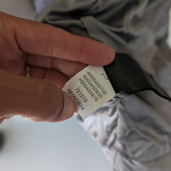 The north face Miss Metro‎ Parka II Jacket ( no hood )gray size XL - Picture 12 of 13